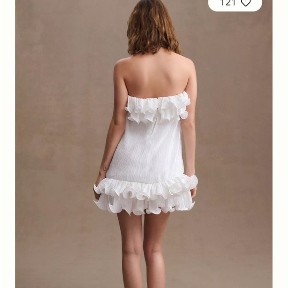 BHLDN LETTIE RUFFLE DRESS - Picture 2 of 5